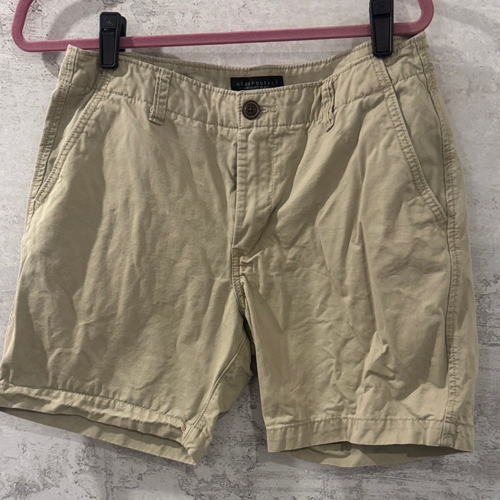 Aeropostale Men’s Khaki Shorts Size 29 Waist 8” Inseam
